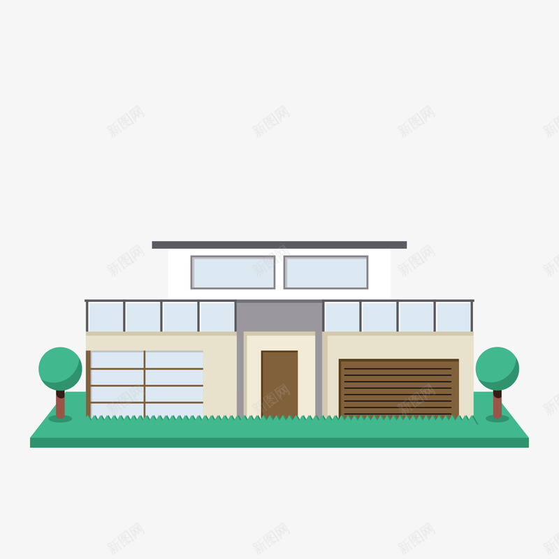 扁平化创意房屋矢量图eps免抠素材_新图网 https://ixintu.com 名居 建筑物 房子 房屋 扁平化 楼房 民房 简洁 简约小清新卡通 矢量图