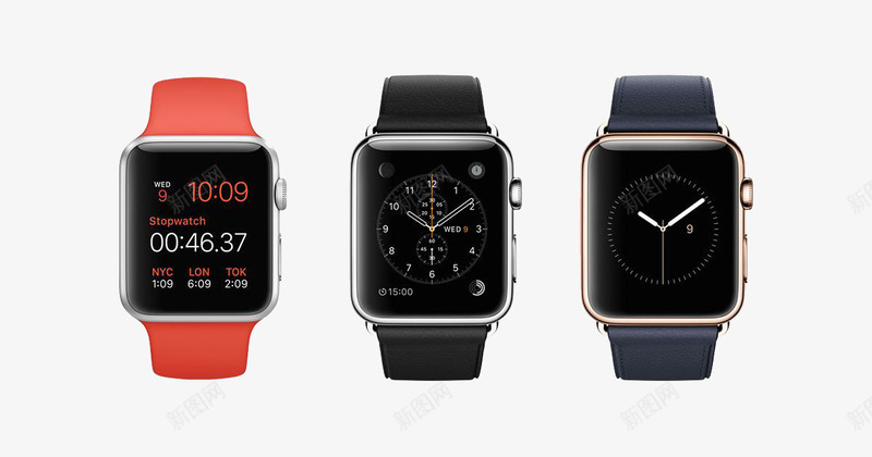 苹果手表正品png免抠素材_新图网 https://ixintu.com Apple apple iWatch watch 产品实物 智能 苹果WATCH 运动表带 铝金属表壳