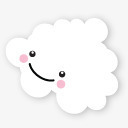 手绘合成扁平风格可爱的白云png免抠素材_新图网 https://ixintu.com 可爱 合成 扁平 白云 风格