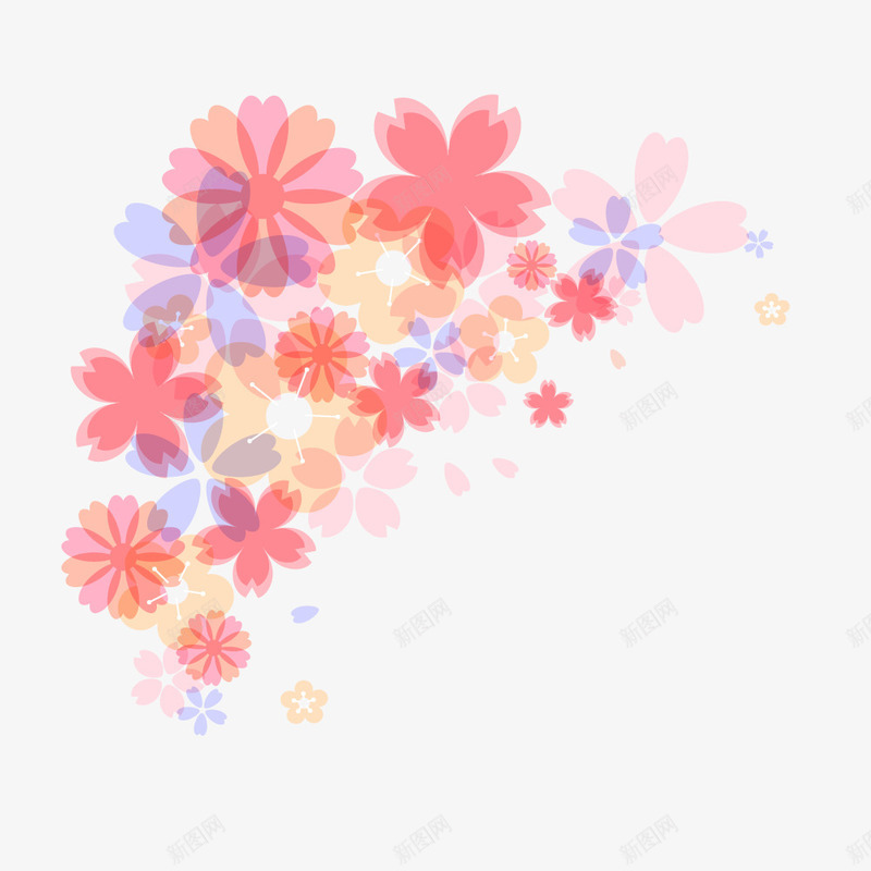 春天花开植物花卉花环矢量图ai免抠素材_新图网 https://ixintu.com 园林 春天 植物花卉 清新 美景 花开 花朵 花环 花瓣 观赏 矢量图