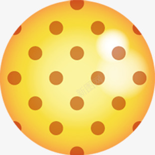 黄色卡通圆心咖啡色圆点png免抠素材_新图网 https://ixintu.com 卡通 咖啡色 圆心 圆点 黄色