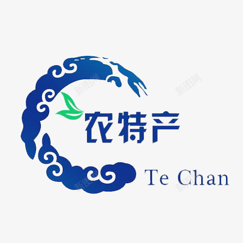 农特产图标png_新图网 https://ixintu.com 云朵 农特产 地方 渐变 特产 特产图标 绿色叶子风格