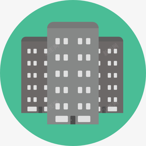 建筑图标png_新图网 https://ixintu.com 办公大楼 办公室 城市 城镇 市建设 建筑 房地产
