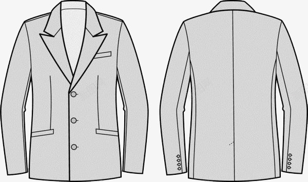 男士手绘西装服饰png免抠素材_新图网 https://ixintu.com 平面 手绘 日常服饰 服装服饰 正装西服 男士服饰 男士西装 简洁