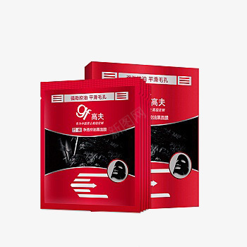 高夫竹炭净透控油黑面膜png免抠素材_新图网 https://ixintu.com gf 产品实物 控油 竹炭净透控油黑面膜 美容 面膜 高夫