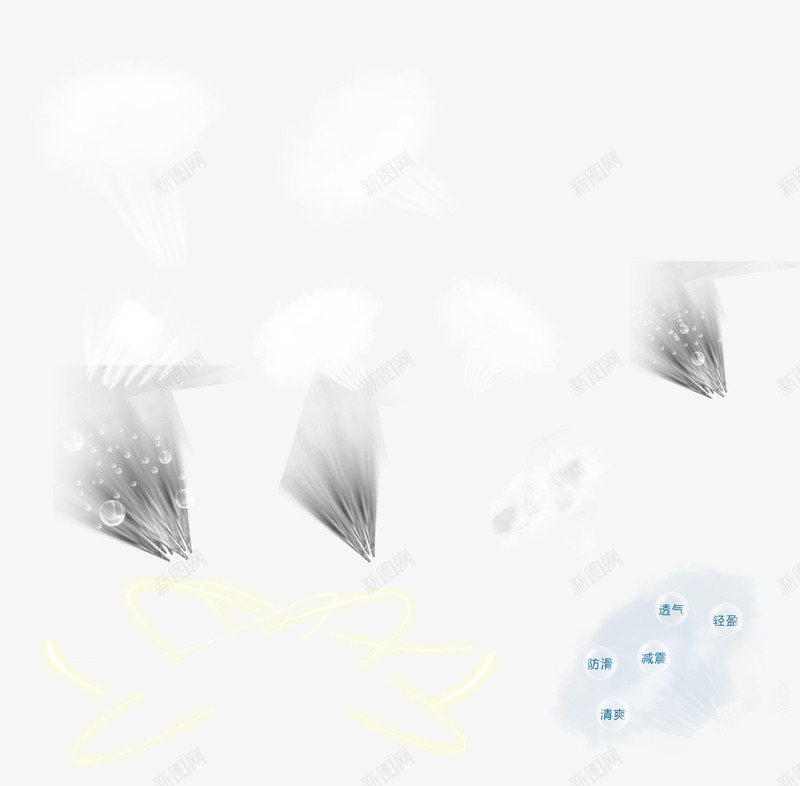 创意合成透气云朵png免抠素材_新图网 https://ixintu.com 云朵 创意 合成 素材 透气 透气图标