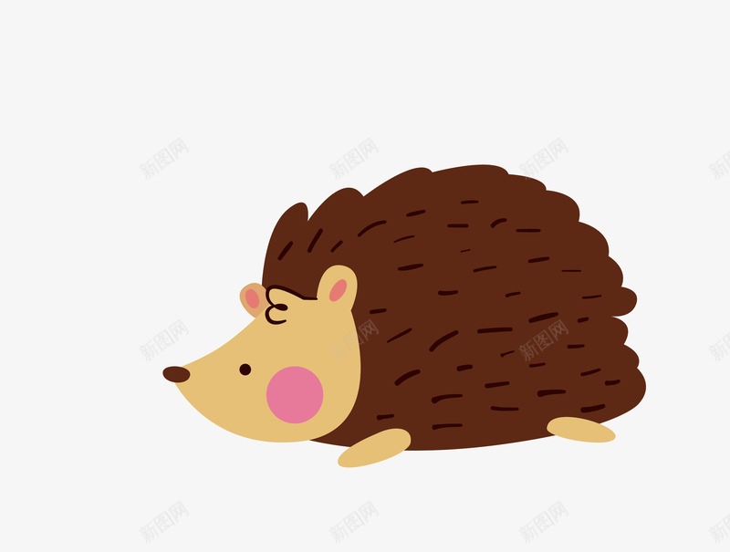 卡通简洁扁平化刺猬矢量图eps免抠素材_新图网 https://ixintu.com 刺猬 刺猬png 卡通刺猬 扁平化刺猬 矢量刺猬 简洁刺猬 矢量图