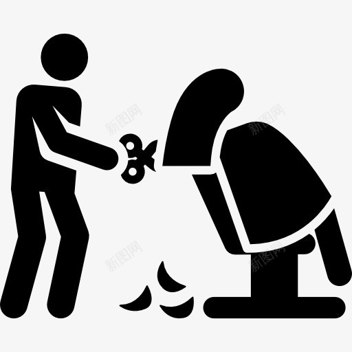 剪头发图标png_新图网 https://ixintu.com humanpictos 人 剪头发 美发师 美发沙龙 美容 职业和工作
