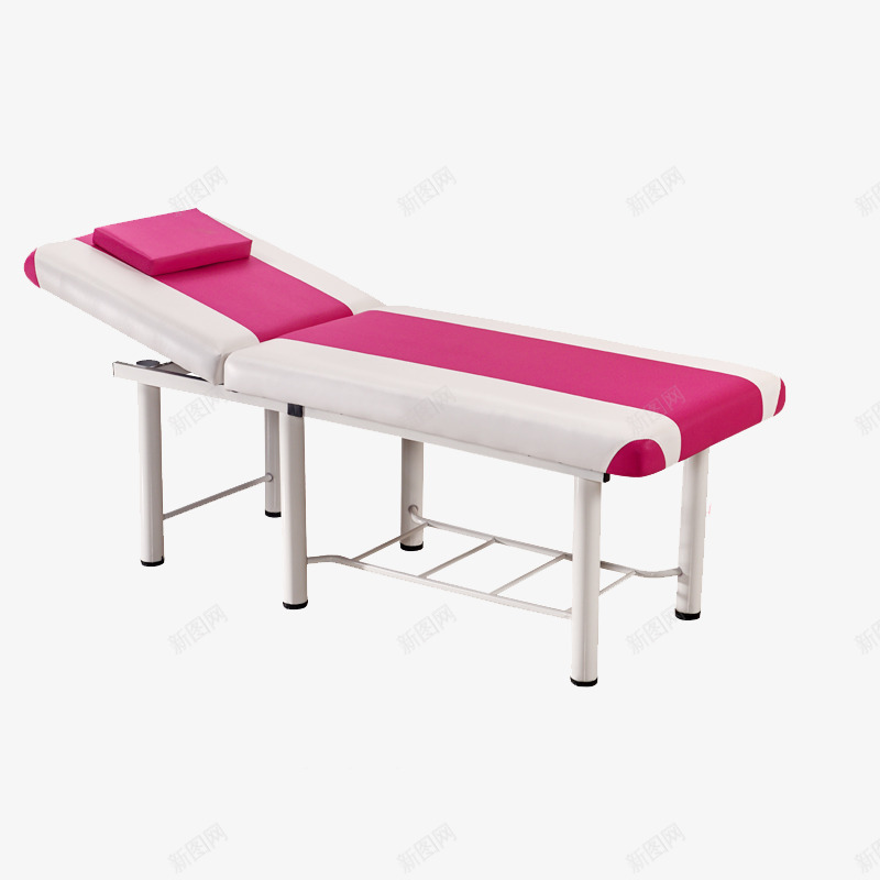 PU皮美容床png免抠素材_新图网 https://ixintu.com 产品实物 六腿 可折叠 美容院