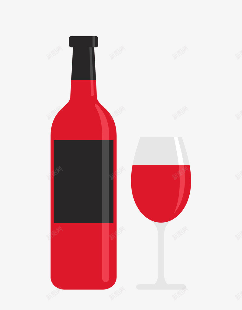 卡通简洁扁平化红酒矢量图eps免抠素材_新图网 https://ixintu.com 卡通红酒 扁平化红酒 矢量红酒 简洁红酒 红酒 红酒png 矢量图