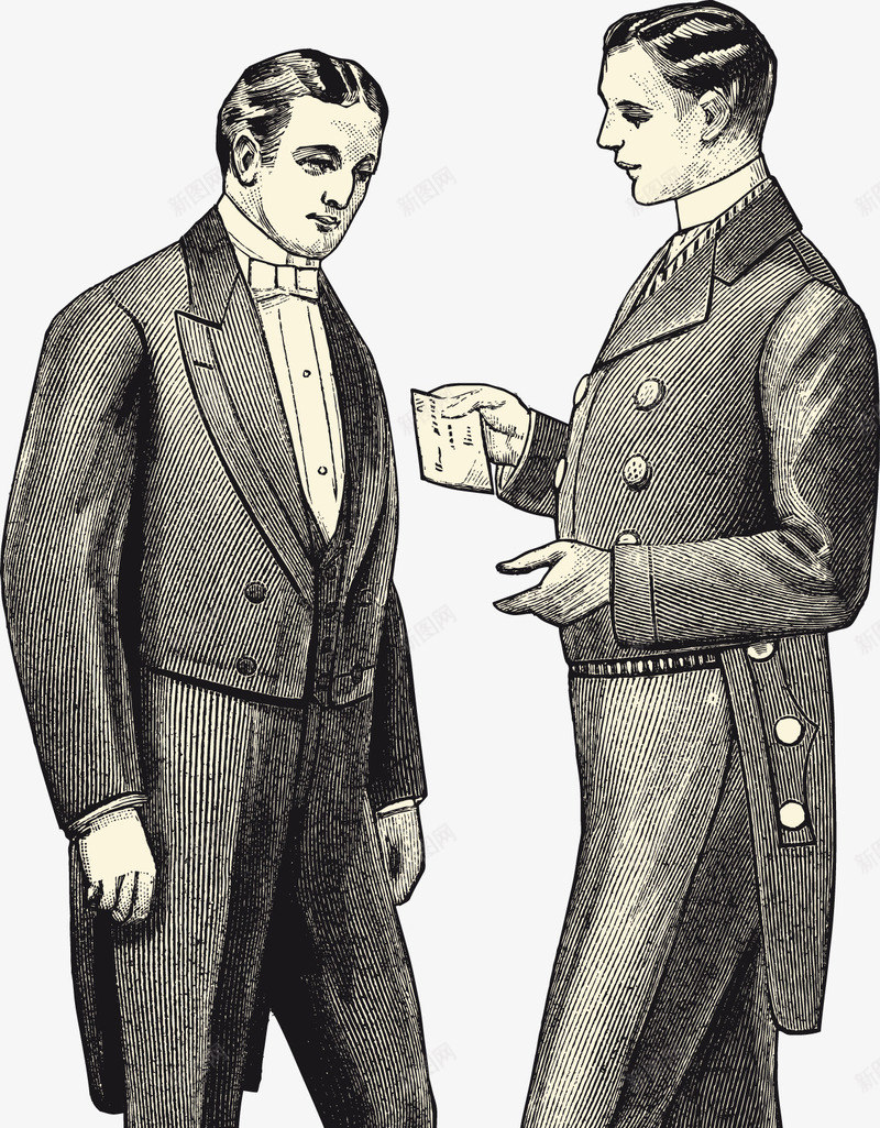 手绘欧美中世纪绅士png免抠素材_新图网 https://ixintu.com 中世纪 手绘 欧美 绅士 英国男人