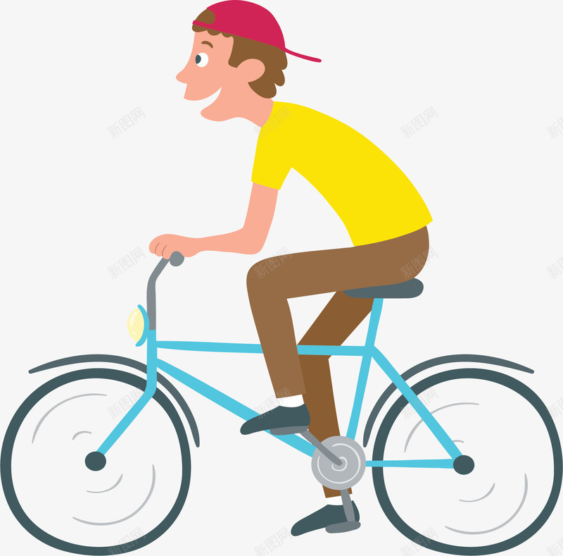 运动健身骑车的人矢量图ai免抠素材_新图网 https://ixintu.com 健身 全民运动 矢量png 运动 骑车 骑车的人 矢量图