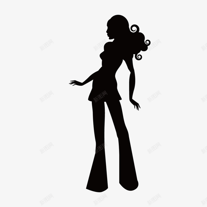 美女曲线人体png免抠素材_新图网 https://ixintu.com 人体 人体曲线 剪影 曲线 美女