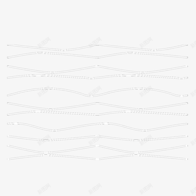 手绘起伏线png免抠素材_新图网 https://ixintu.com 多条 手绘 排列 明了 波浪 简洁 美感 起伏 起伏线 雅致