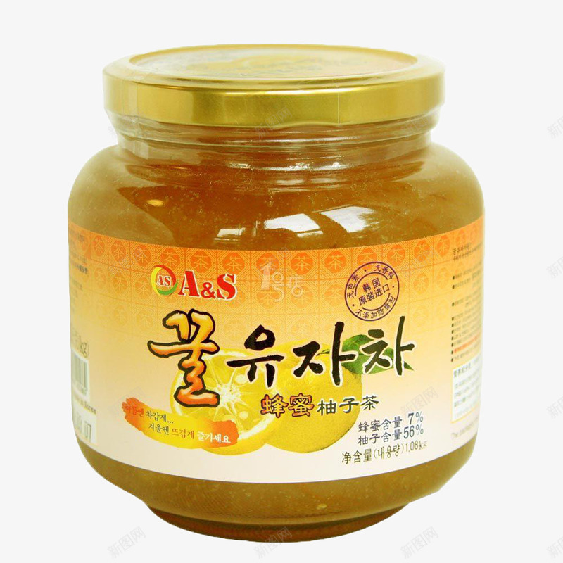 蜂蜜柚子茶png免抠素材_新图网 https://ixintu.com 产品实物 甜食 美容蜂蜜 蜂蜜 韩国进口蜂蜜