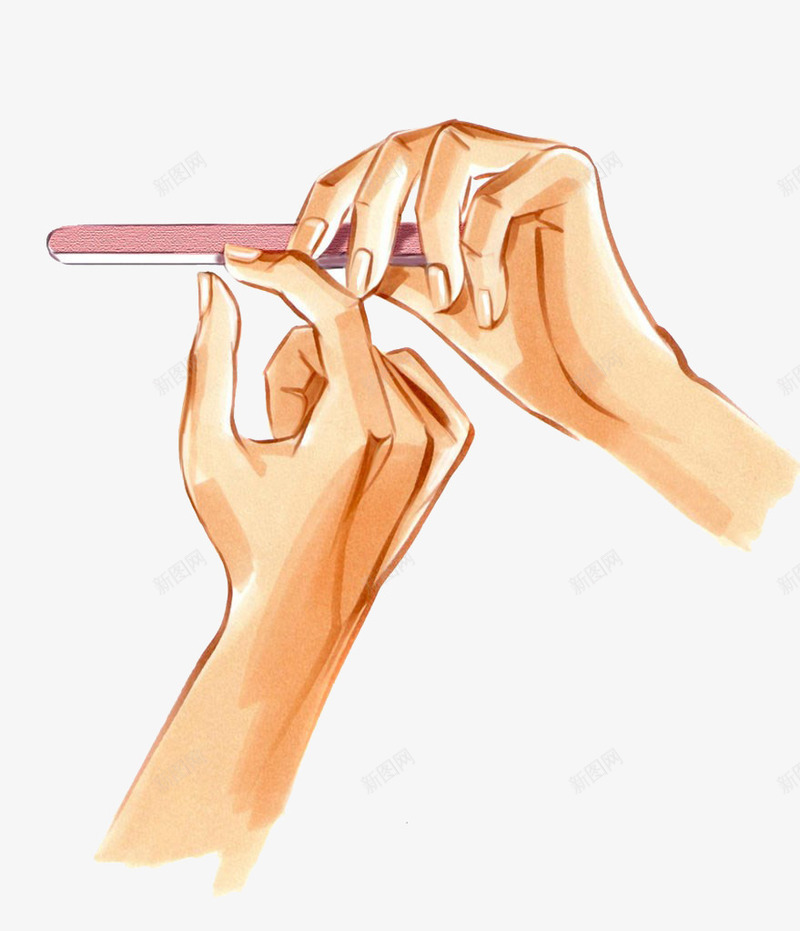 指甲护理png免抠素材_新图网 https://ixintu.com 指甲护理 指甲美容 美甲
