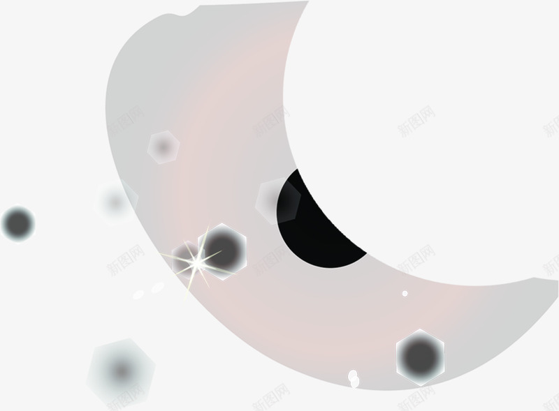 卡通梦幻月亮星光png免抠素材_新图网 https://ixintu.com 卡通 星光 月亮 梦幻