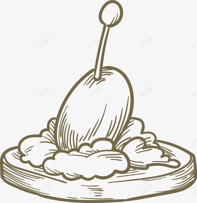 素描蔬菜png免抠素材_新图网 https://ixintu.com 云朵状 手绘 灰白 盘子 素描 蔬菜 食物