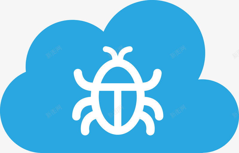 蓝色动物云朵png免抠素材_新图网 https://ixintu.com 云 云服务 互联网 信息 共享 动物 数据 智慧云 物联网 电脑 计算 计算机