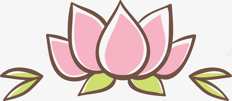 粉红美容院莲花标签矢量图ai免抠素材_新图网 https://ixintu.com 矢量png 粉红莲花 美容标签 美容院 莲花 莲花标签 矢量图