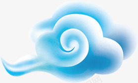 端午节蓝色云朵png免抠素材_新图网 https://ixintu.com 云朵 端午节 蓝色
