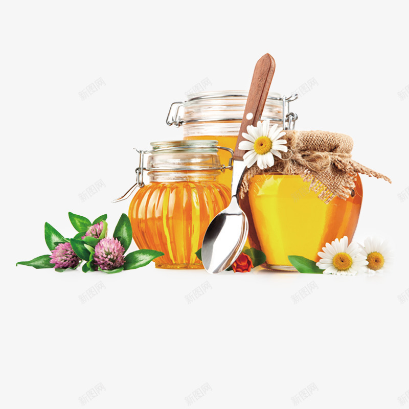 超大罐的蜂蜜psd文件psd免抠素材_新图网 https://ixintu.com 美容 菊花 蜂蜜 蜜糖罐 蜜蜂