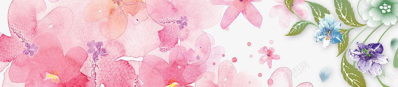 手绘花卉粉色花朵装饰背景png免抠素材_新图网 https://ixintu.com 手绘花卉 手绘花卉装饰 粉色花朵装饰