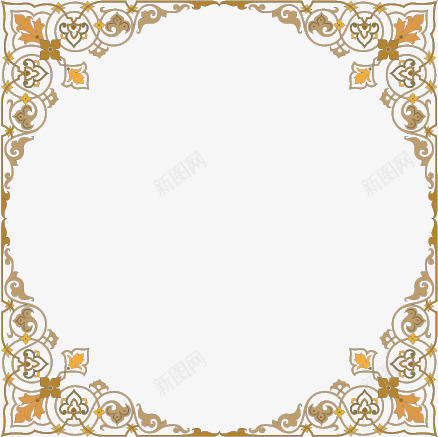 装饰花纹边框png免抠素材_新图网 https://ixintu.com 图案 平面设计 条幅 相框 纹样 花卉 花纹 花藤 花边 藤蔓 装饰花纹边框 边框