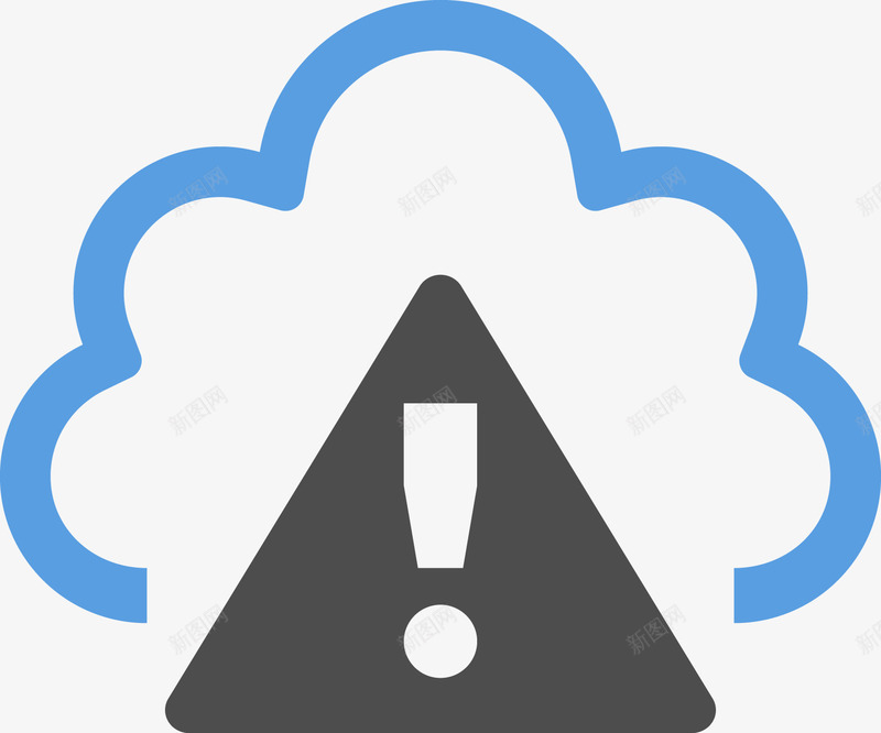 云朵图标png_新图网 https://ixintu.com 云存储 云服务 云服务器 云服务图标 云朵 云端 云端服务 云计算机 微云 数据