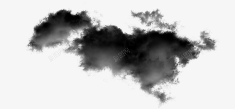 乌云黑色烟雾云朵水墨png免抠素材_新图网 https://ixintu.com 乌云 云朵 图片 水墨 烟雾 黑色