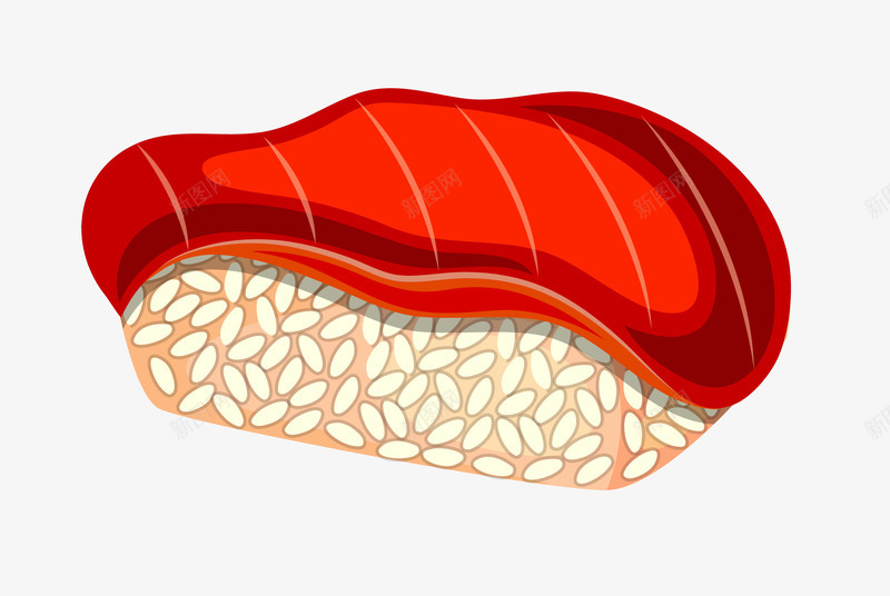 卡通简洁食物寿司矢量图eps免抠素材_新图网 https://ixintu.com 卡通寿司 寿司 寿司png 料理寿司 矢量寿司 简洁寿司 食物寿司 矢量图