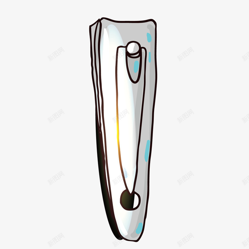 卡通美甲插画指甲刀png免抠素材_新图网 https://ixintu.com 卡通 手绘 手部护理 指甲油 插画 矢量ai 美容 美甲