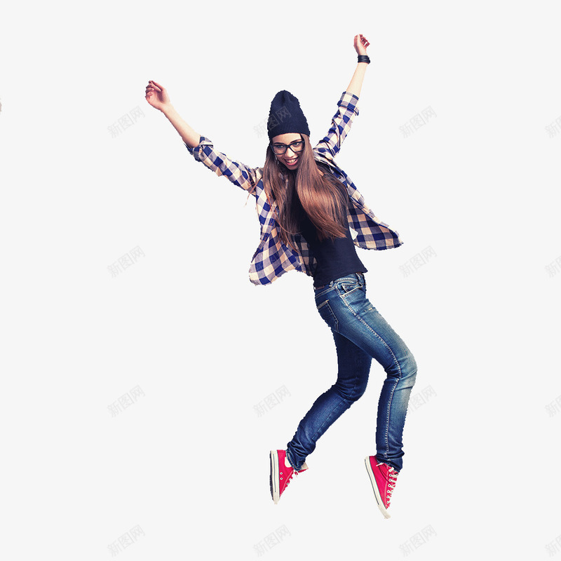 手舞足蹈的美女png免抠素材_新图网 https://ixintu.com 个性街舞 美女 街舞 跳街舞的美女 踮脚美女