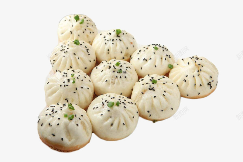 三角形美味上海生煎包png免抠素材_新图网 https://ixintu.com 三角形 上海生煎包 口齿留香 可口 好吃 整齐 松软 汁水多 白色 美味 芝香四溢