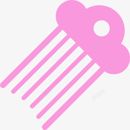 图标png_新图网 https://ixintu.com 工具和用具 梳好头发 梳梳 美容 美容美发 配件