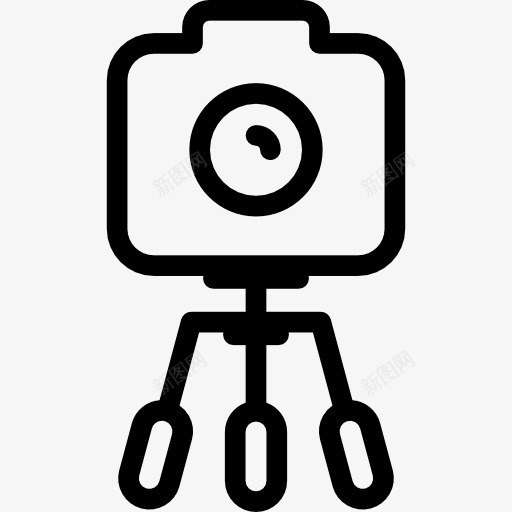 相机图标png_新图网 https://ixintu.com 三角架 技术 摄影 照片 电影 相机 镜头