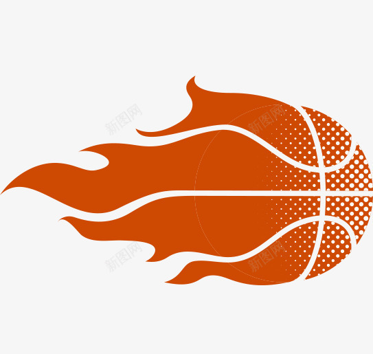 火焰的篮球png免抠素材_新图网 https/ixintu.