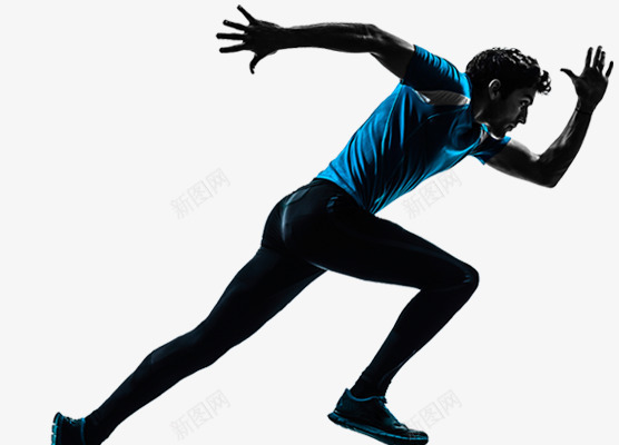 奔跑冲刺的运动员png免抠素材_新图网 https://ixintu.com 冲刺 奔跑 运动员