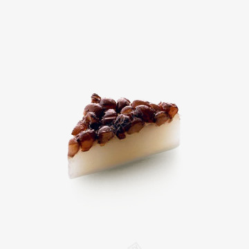 红豆糯米糕png免抠素材_新图网 https://ixintu.com 三角形 甜食 糕点 红色 美食