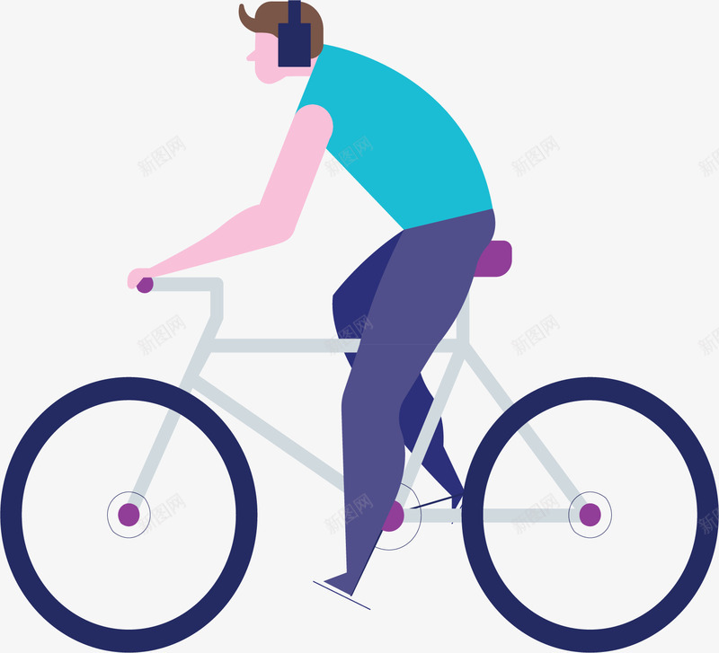 健身运动骑车的人矢量图ai免抠素材_新图网 https://ixintu.com 健身 全民运动 矢量png 运动 骑车 骑车的人 矢量图