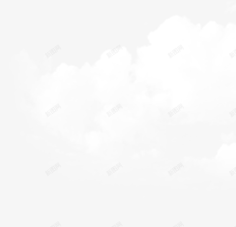 白色云朵背景图png免抠素材_新图网 https://ixintu.com 云朵 白色 背景