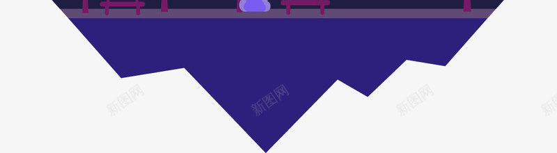 空中小岛上的街景矢量图eps免抠素材_新图网 https://ixintu.com 城市化 城市街景 旅游纪念 矢量素材 空中城市 矢量图