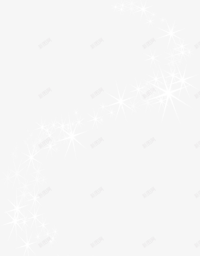 唯美白色星光片png免抠素材_新图网 https://ixintu.com 图片 星光 白色 素材