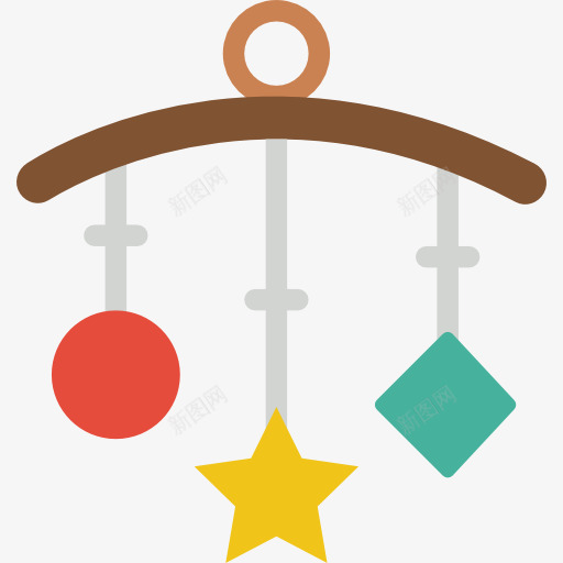 床图标png_新图网 https://ixintu.com 儿童 婴儿床 星光 睡眠 移动