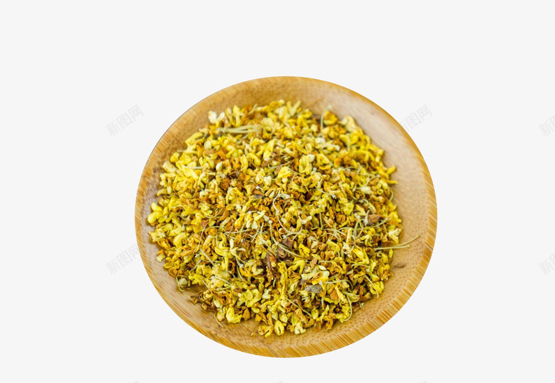 干桂花png免抠素材_新图网 https://ixintu.com 植物 花卉 装饰素材 食材 黄色