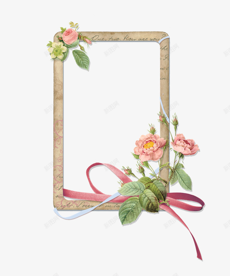 花卉边框花草png免抠素材_新图网 https://ixintu.com 手绘花卉边框素材 水彩花卉 水彩花卉边框 矢量花卉素材 矢量花卉边框素材 花卉边框 花卉边框ps素材