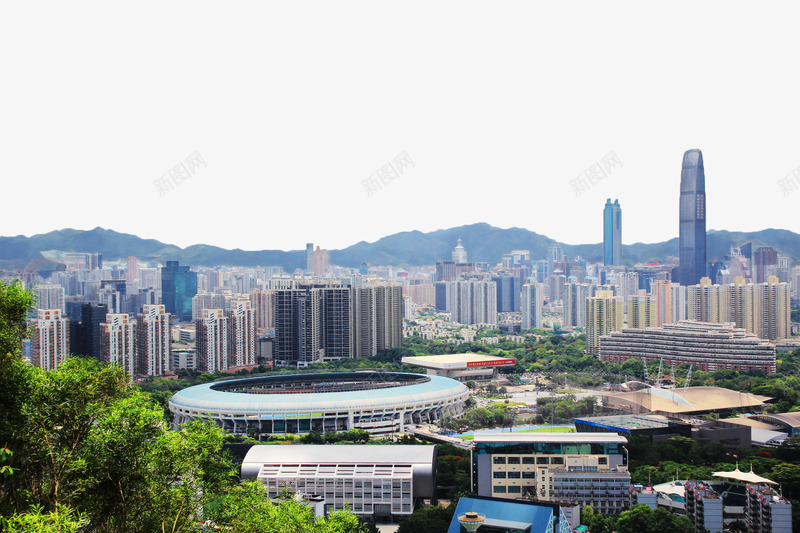 深圳城市png免抠素材_新图网 https://ixintu.com 城市 建筑 深圳 深圳城市 都市