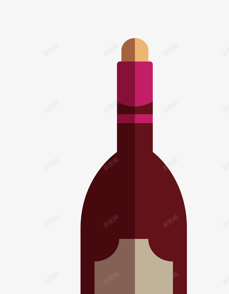 卡通简洁扁平化红酒矢量图eps免抠素材_新图网 https://ixintu.com 卡通红酒 扁平化红酒 矢量红酒 简洁红酒 红酒 红酒png 矢量图