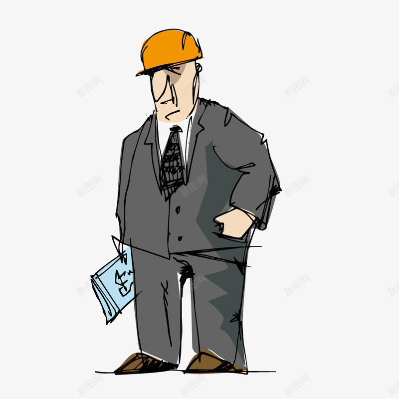 欧美建筑工地老板矢量图ai免抠素材_新图网 https://ixintu.com 工地 建筑 欧美 老板 矢量图