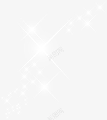 白色星光卡通婚礼png免抠素材_新图网 https://ixintu.com 卡通 婚礼 星光 白色